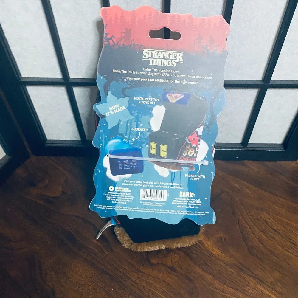 Dog Plush Toy Netflix‎ Stranger Things Arcade Machine